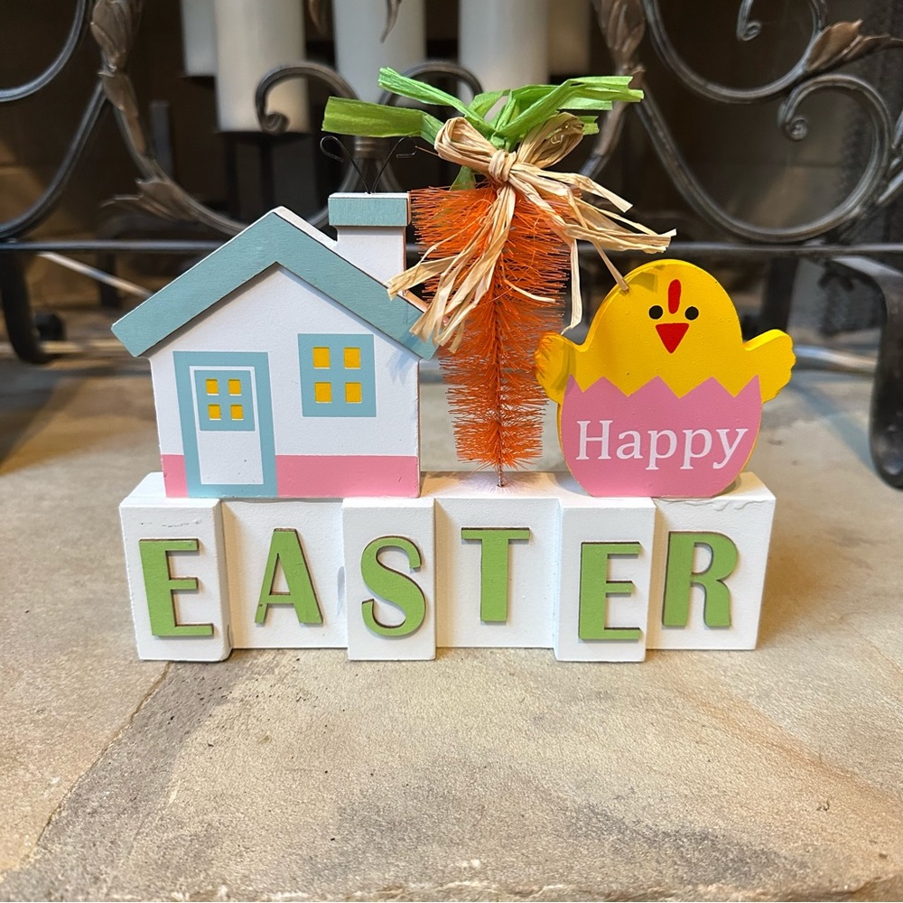 NEW Easter Spring Standing Decor Sign
